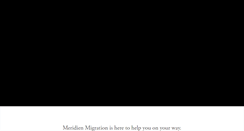 Desktop Screenshot of meridien-migration.com.au